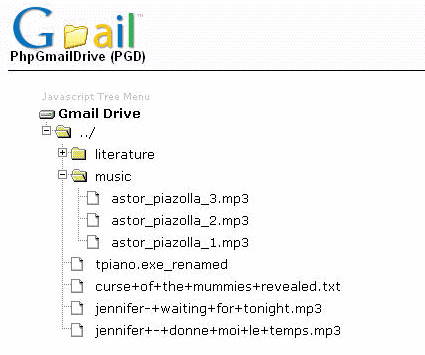 free guide for php gmail drive pgd